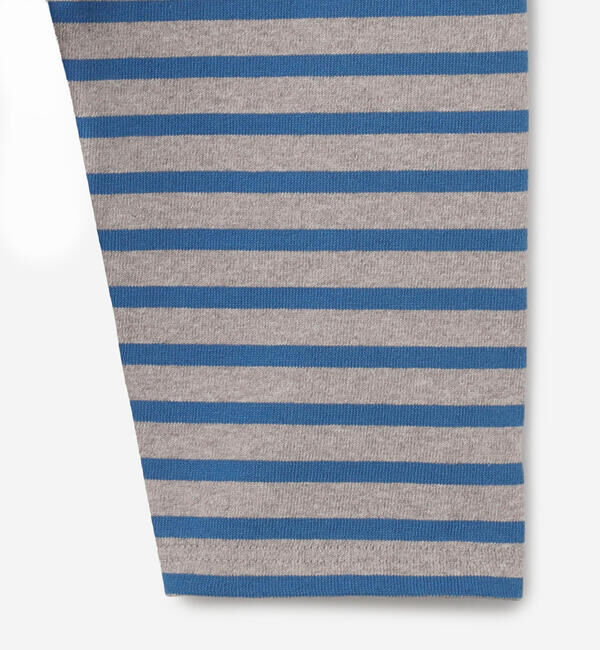 ORCIVAL「ORCIVAL | コットンロード クルーネック ワイドフレンチバスクTシャツ MEN」|Tシャツ・カットソー|