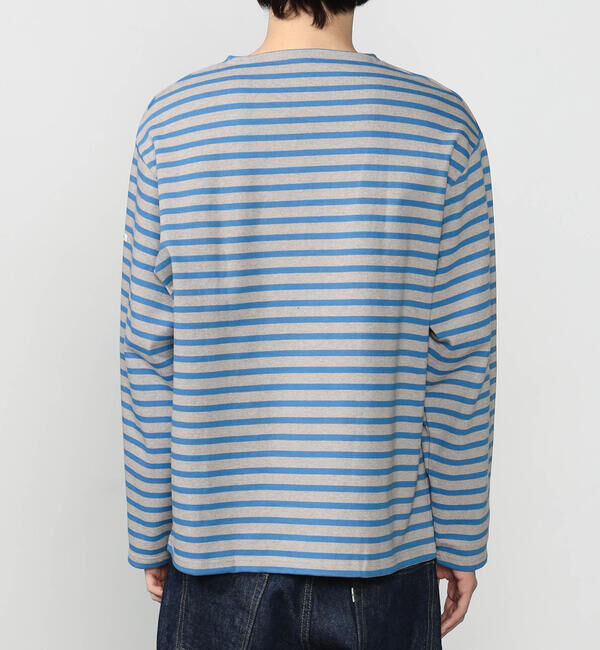 ORCIVAL「ORCIVAL | コットンロード クルーネック ワイドフレンチバスクTシャツ MEN」|Tシャツ・カットソー|