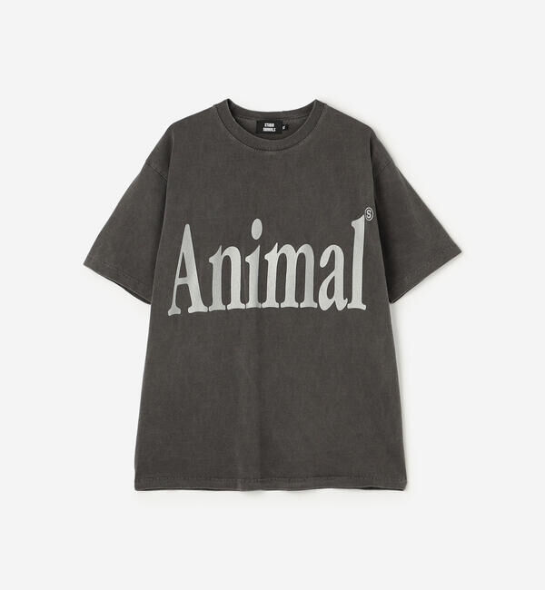  「STUDIO WEAREALLANIMALS | Animals Letter 半袖Tシャツ MEN」|Tシャツ・カットソー|