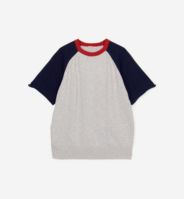  「RYE TENDER | コットン ラグランスリーブTシャツ WOMEN」|ニット・セーター|