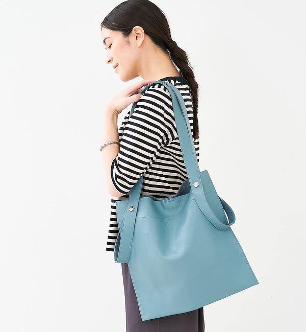 collex「【WEB限定】【BEAURE/ヴュレ】カウレザー 2WAY ハンドル トートバッ」|トートバッグ|