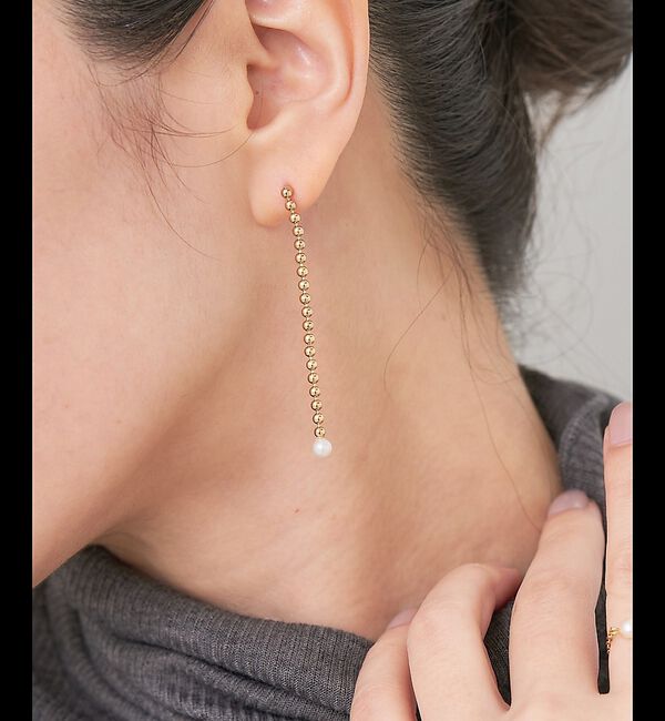 collex「【dignif】【金属アレルギー対応】パールスイングピアス」|ピアス|