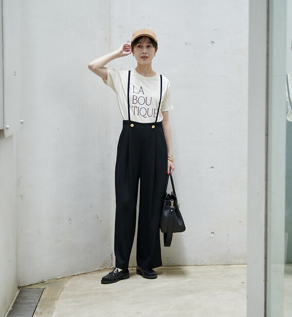 Rouge vif「ジョーゼットサスペンダーパンツ」|その他|