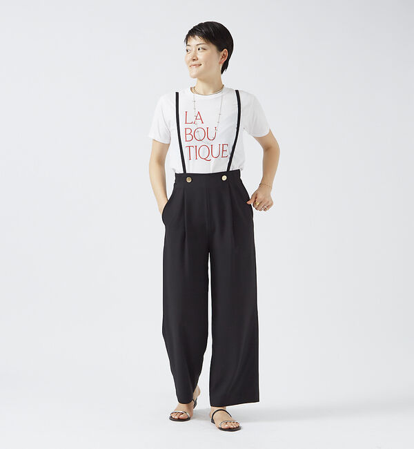 Rouge vif「ジョーゼットサスペンダーパンツ」|その他|