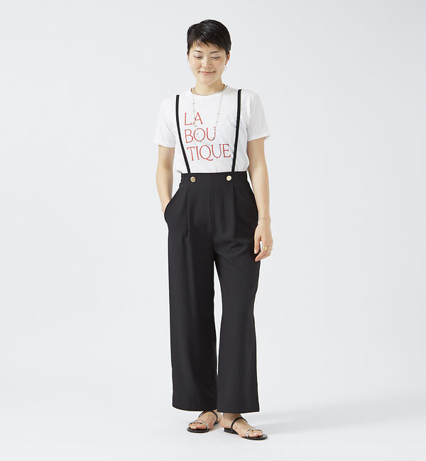 Rouge vif「ジョーゼットサスペンダーパンツ」|その他|