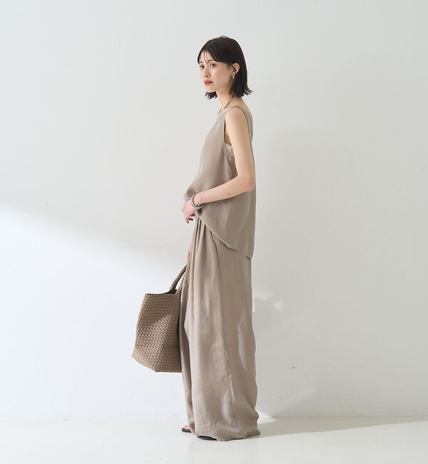 Rouge vif「【セットアップ対応】【新色登場】キュプラフィブリル ワイドパンツ」|その他|