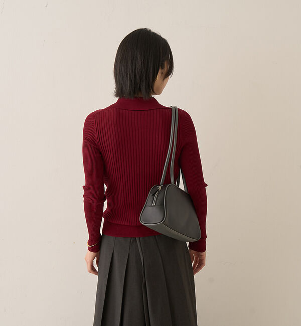 Rouge vif「パイピングロングハンドルボストンバッグ」|ボストンバッグ|