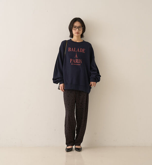 Rouge vif「裏毛ロゴタックスリーブスウェット」|スウェット・ジャージ|