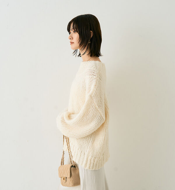 Rouge vif「ロービングニットプルオーバー」|ニット・セーター|