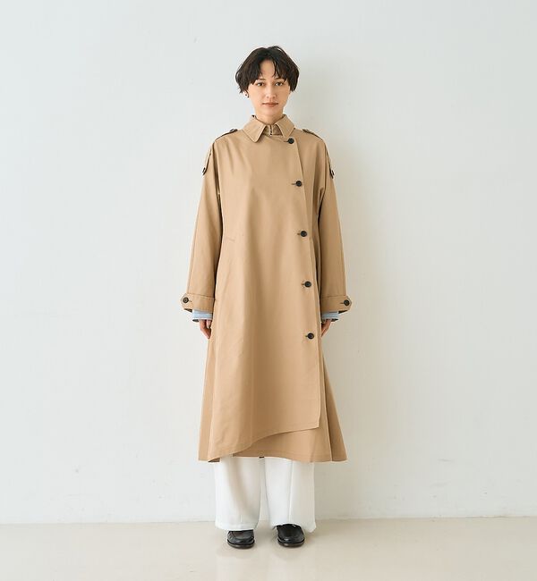 Rouge vif「【2サイズ展開】撥水NEWロングトレンチコート」|トレンチコート|