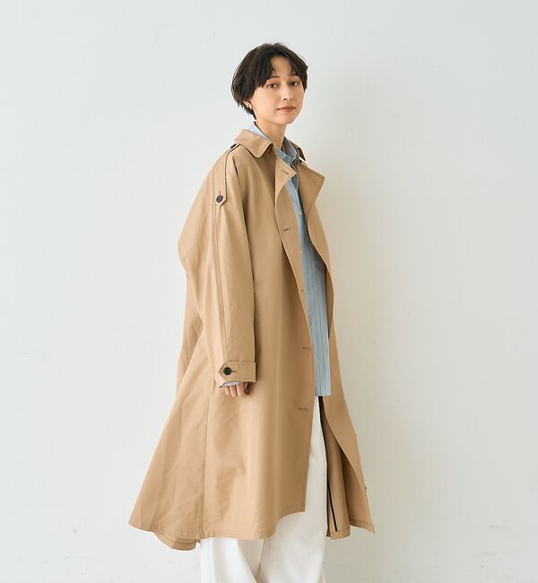 Rouge vif「【2サイズ展開】撥水NEWロングトレンチコート」|トレンチコート|