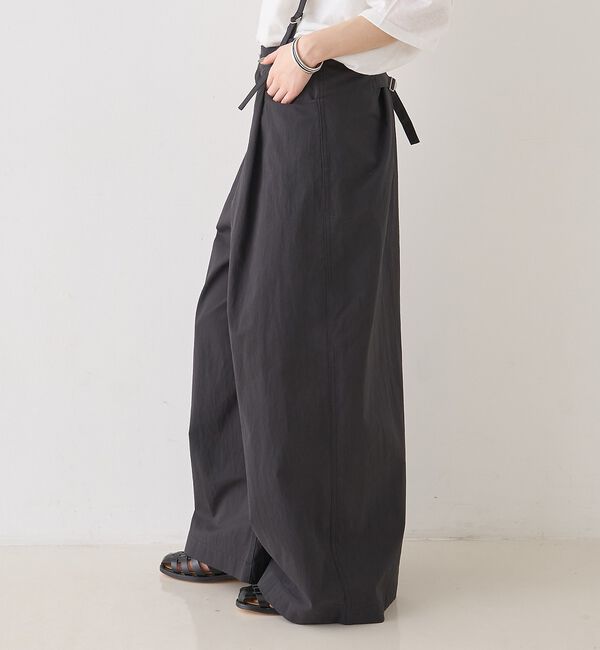 Rouge vif「2WAYサスペンダータックワイドパンツ」|その他|