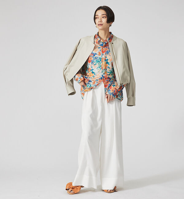 qualite「【PALOMA BARCELO】LEIRE　リボンフラットサンダル」|サンダル|