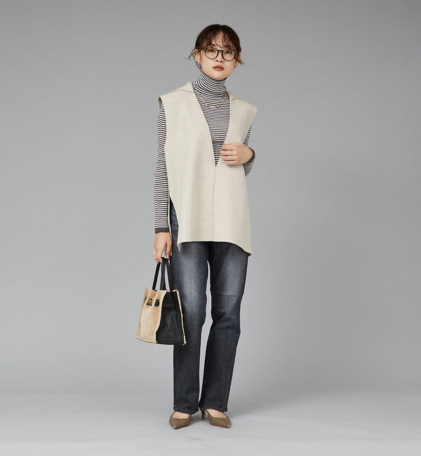 qualite「【YANUK】LOUISE(Straight)　デニムパンツ」|デニム|