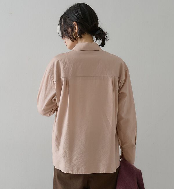 qualite「ウールミックスシャツ」|シャツ・ブラウス|