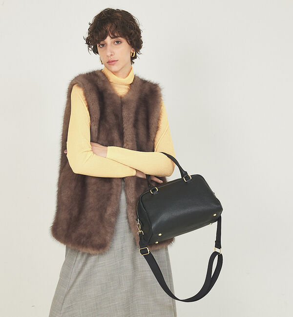 LOWELL things「【新色追加】SOEUR/レザーボストンバッグ」|ボストンバッグ|