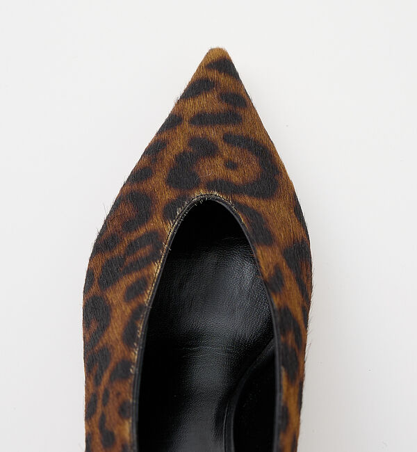 The Store by C' 「【Le Monde Beryl】BABOUCHE KITTEN HEEL／レオパ」|パンプス|