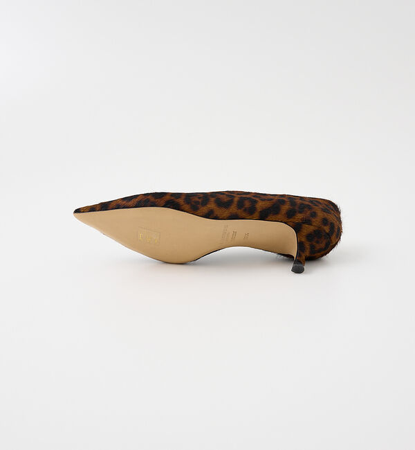 The Store by C' 「【Le Monde Beryl】BABOUCHE KITTEN HEEL／レオパ」|パンプス|