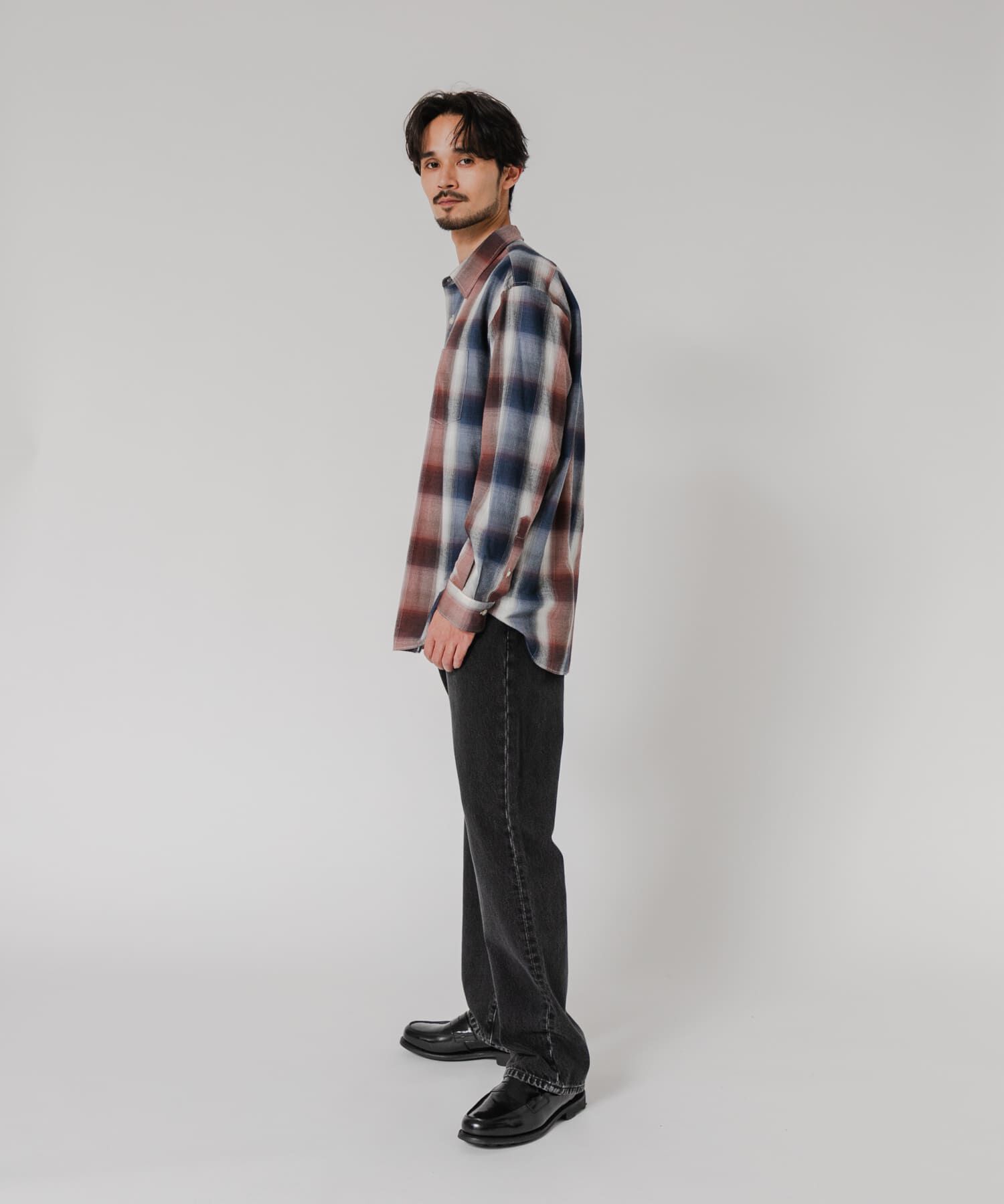 URBAN RESEARCH「『別注』OUTDOOR EXCHANGE&times;URBAN RESEARCH　シャギーチェックシャツ」|シャツ・ブラウス|