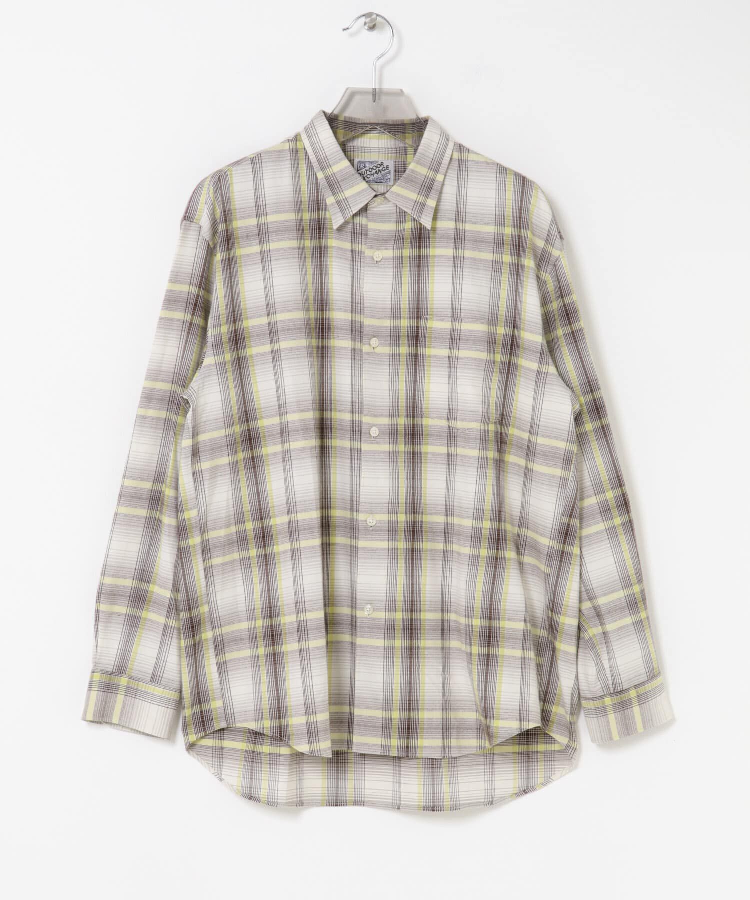 URBAN RESEARCH「『別注』OUTDOOR EXCHANGE&times;URBAN RESEARCH　シャギーチェックシャツ」|シャツ・ブラウス|