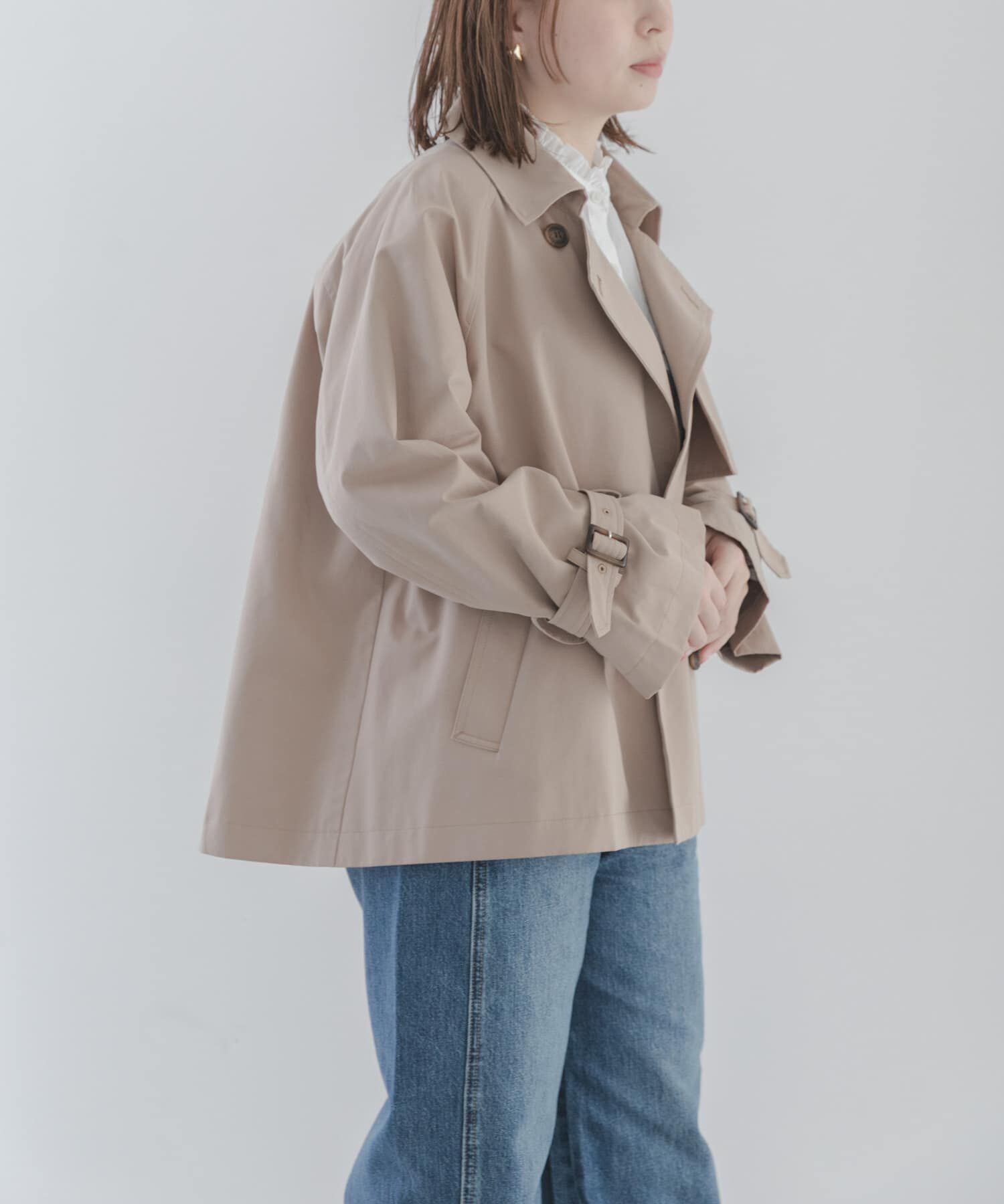 Sonny Label 「撥水ショートトレンチコート」|トレンチコート|