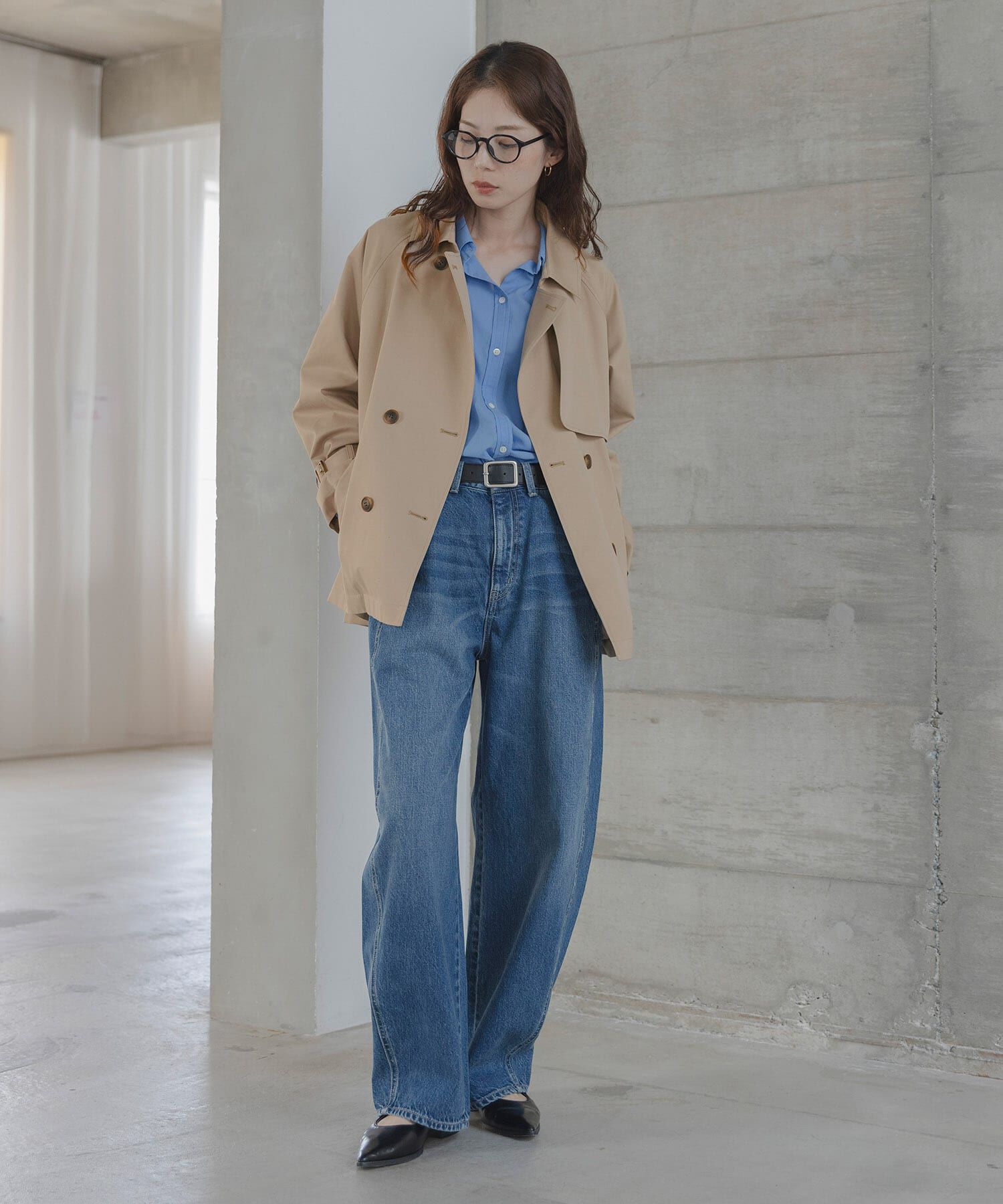 Sonny Label 「撥水ショートトレンチコート」|トレンチコート|