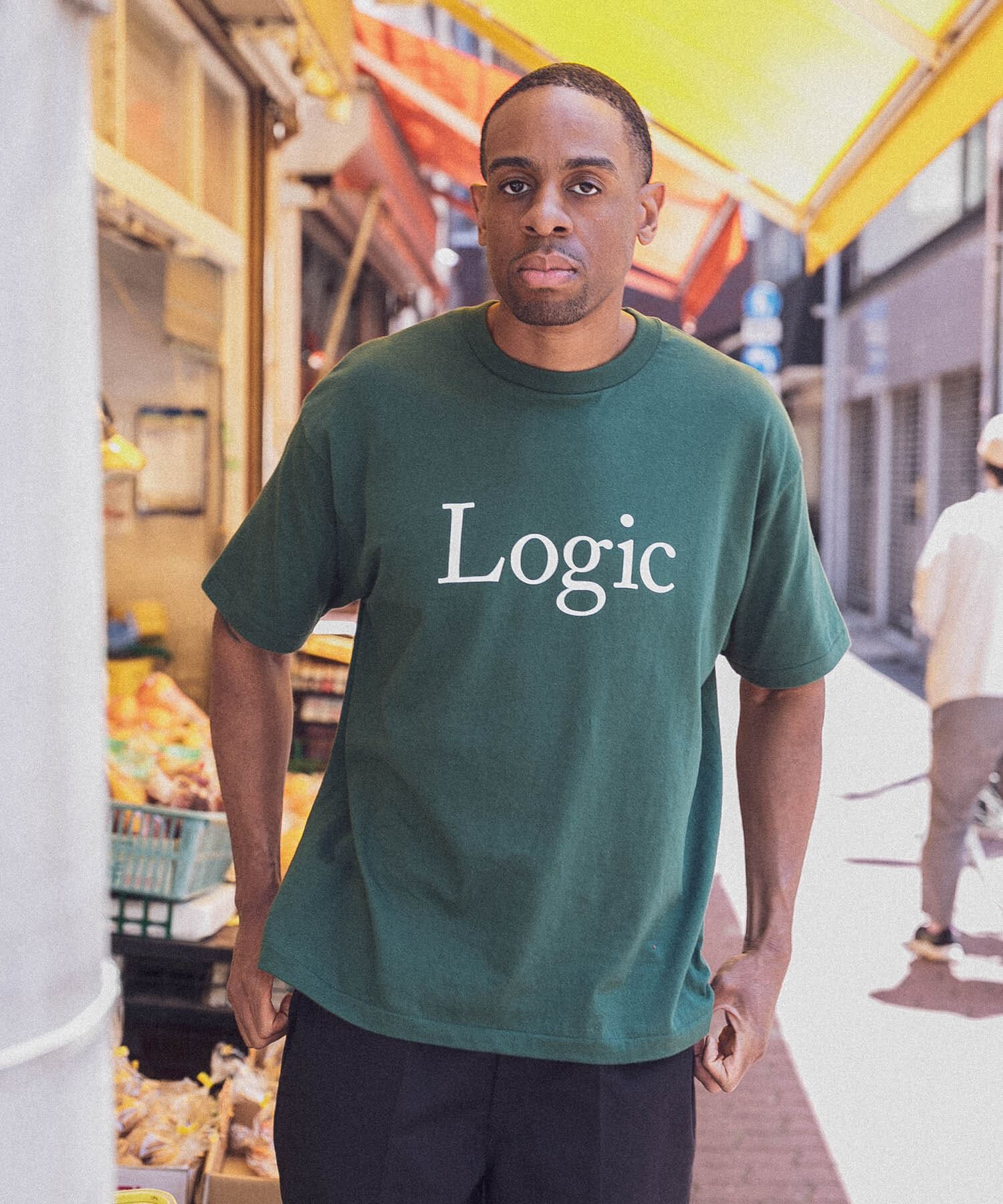URBAN RESEARCH「LOGIC ONE　LOGO T-SHIRTS」|Tシャツ・カットソー|グリーン系その他