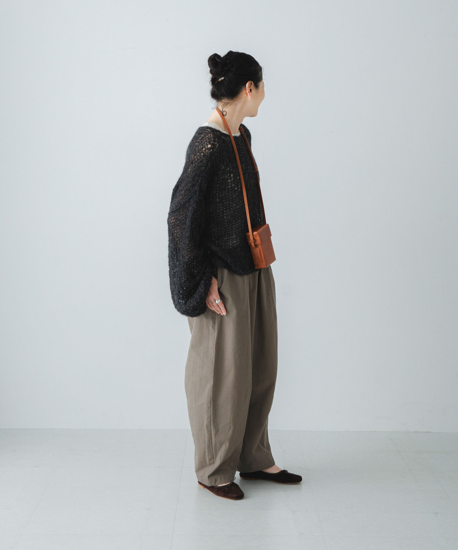 かぐれ「ワッシャーコットンボリュームパンツ」|その他|