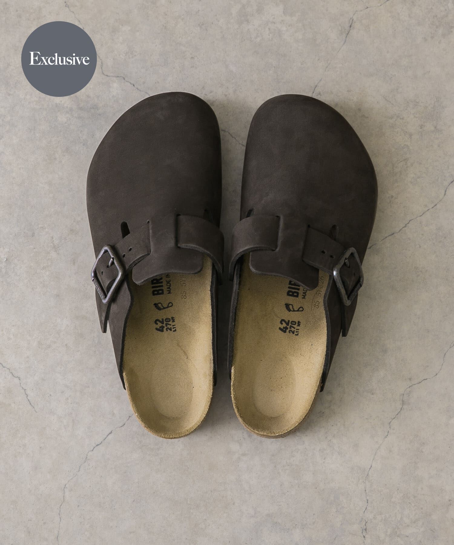 URBAN RESEARCH DOORS「BIRKENSTOCK　EXCLUSIVE BOSTON WB(REG)」|サンダル|モカ