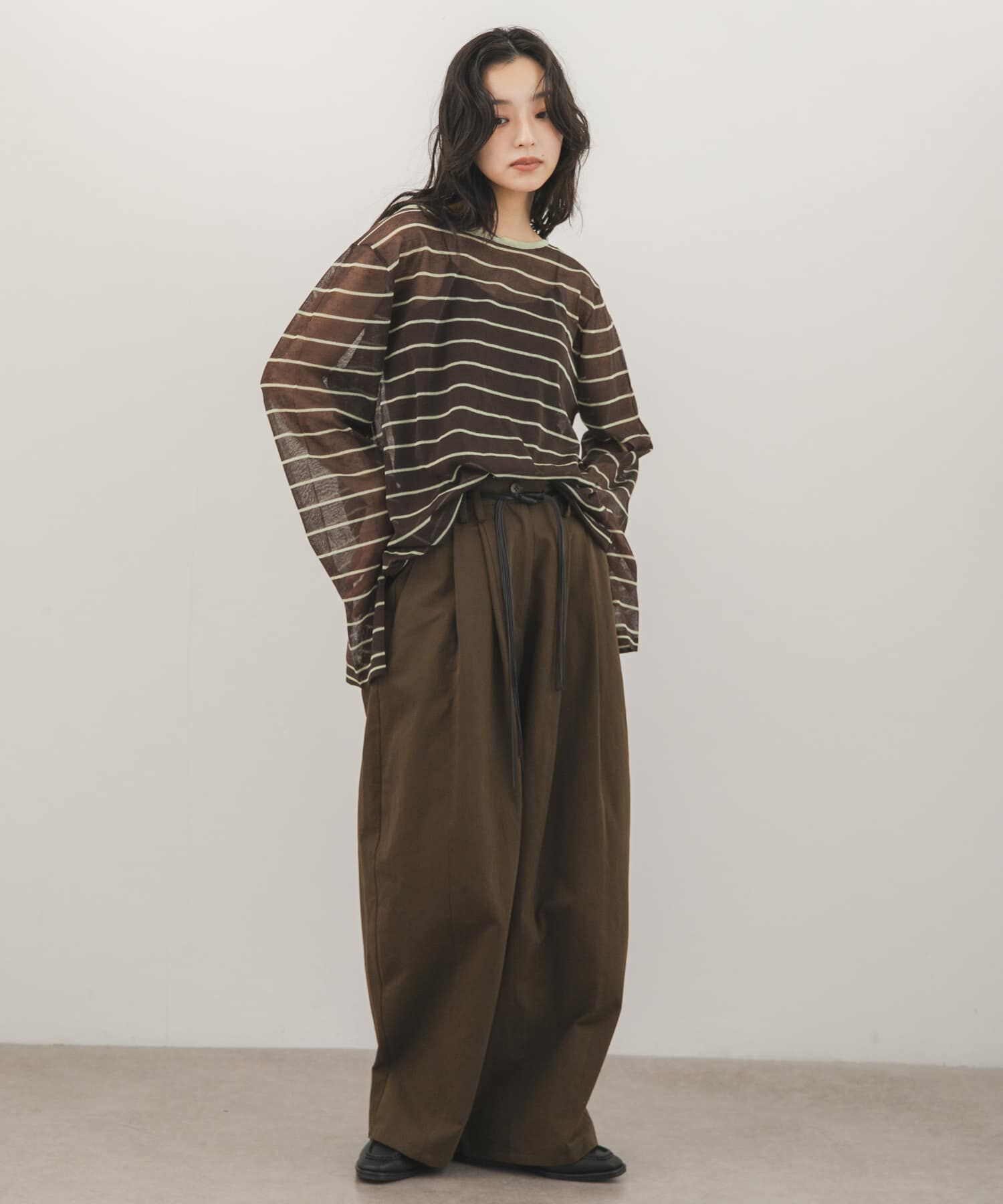  「ベルトSETオーバルパンツ」|その他|