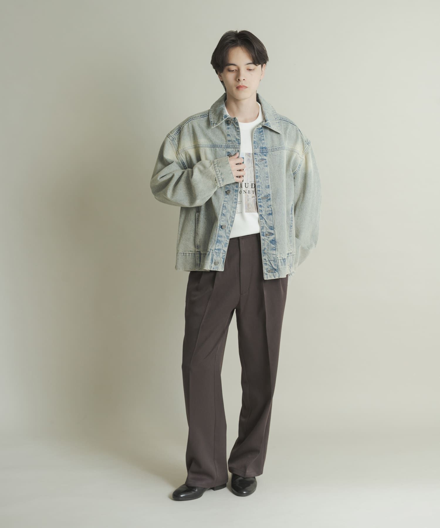 SENSE OF PLACE by URBAN RESEARCH「ウールライクダブルタックワイドパンツ」|その他|