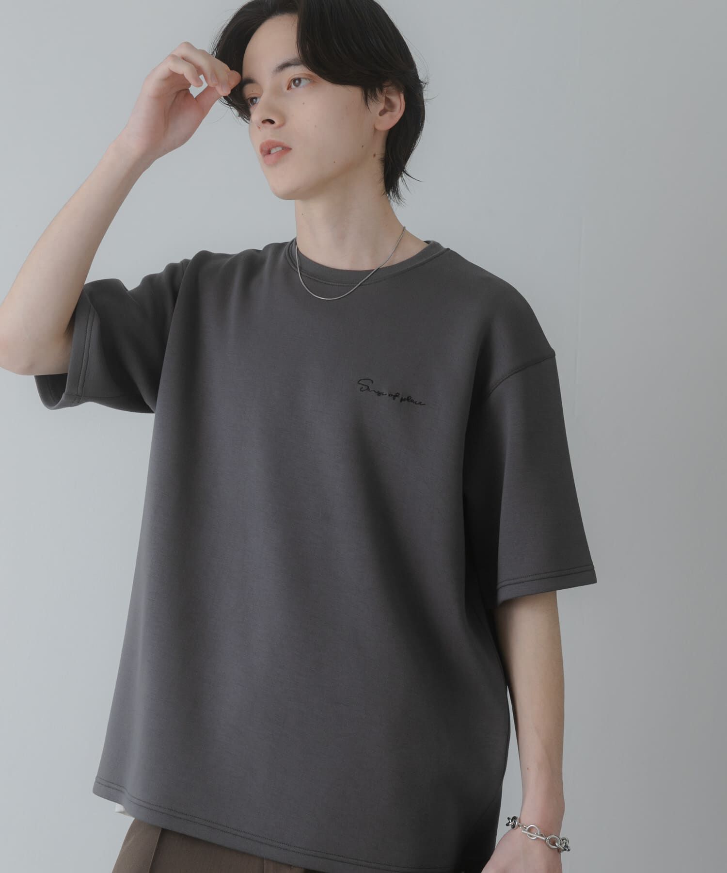SENSE OF PLACE by URBAN RESEARCH「『一部WEB限定ｶﾗｰ』『接触冷感/速乾』ｼｼｭｳﾀﾞﾝﾎﾞｰﾙﾎﾟﾝﾁ」|Tシャツ・カットソー|