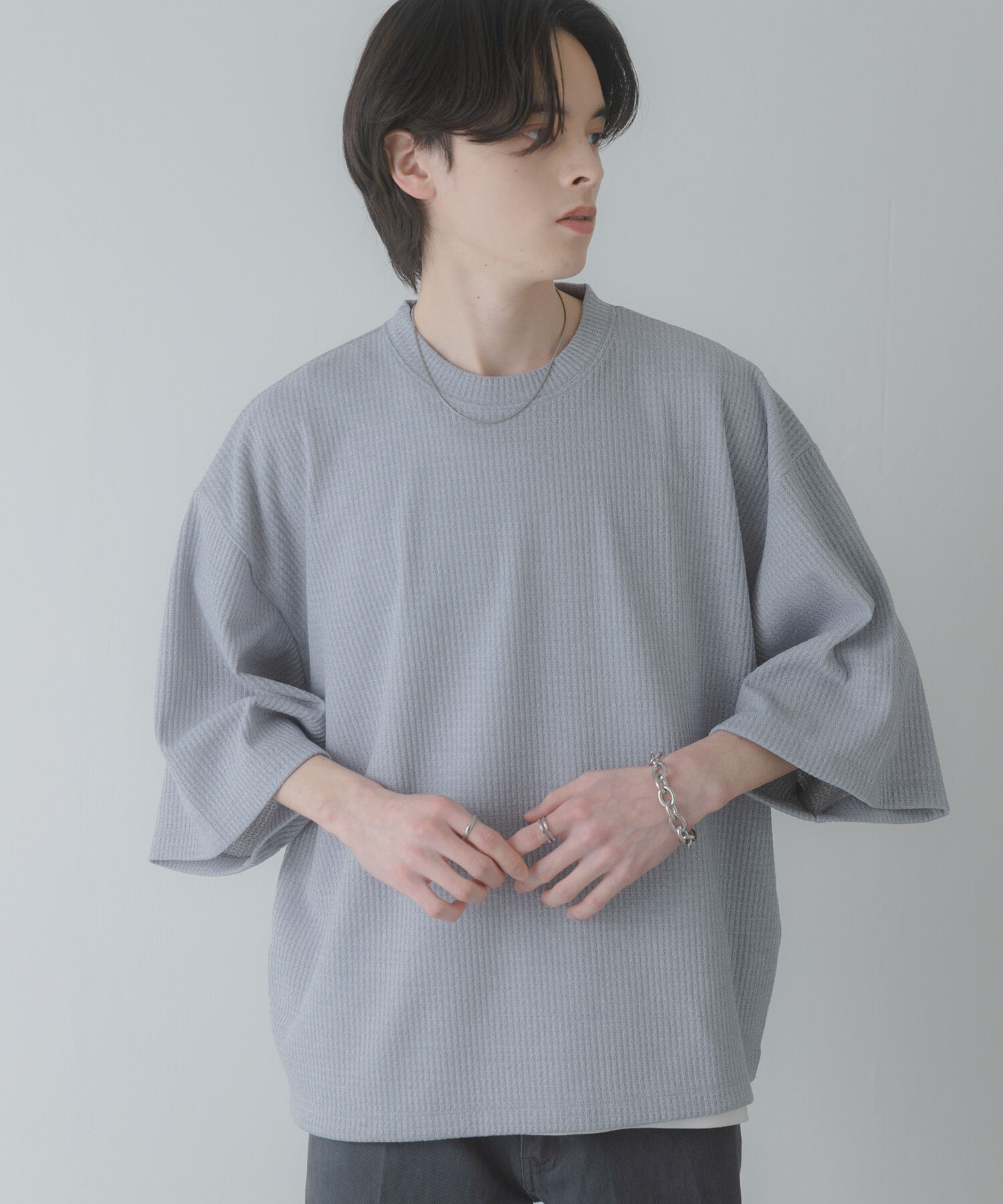 SENSE OF PLACE by URBAN RESEARCH「ソフトワッフルエクストラルーズTシャツ」|Tシャツ・カットソー|