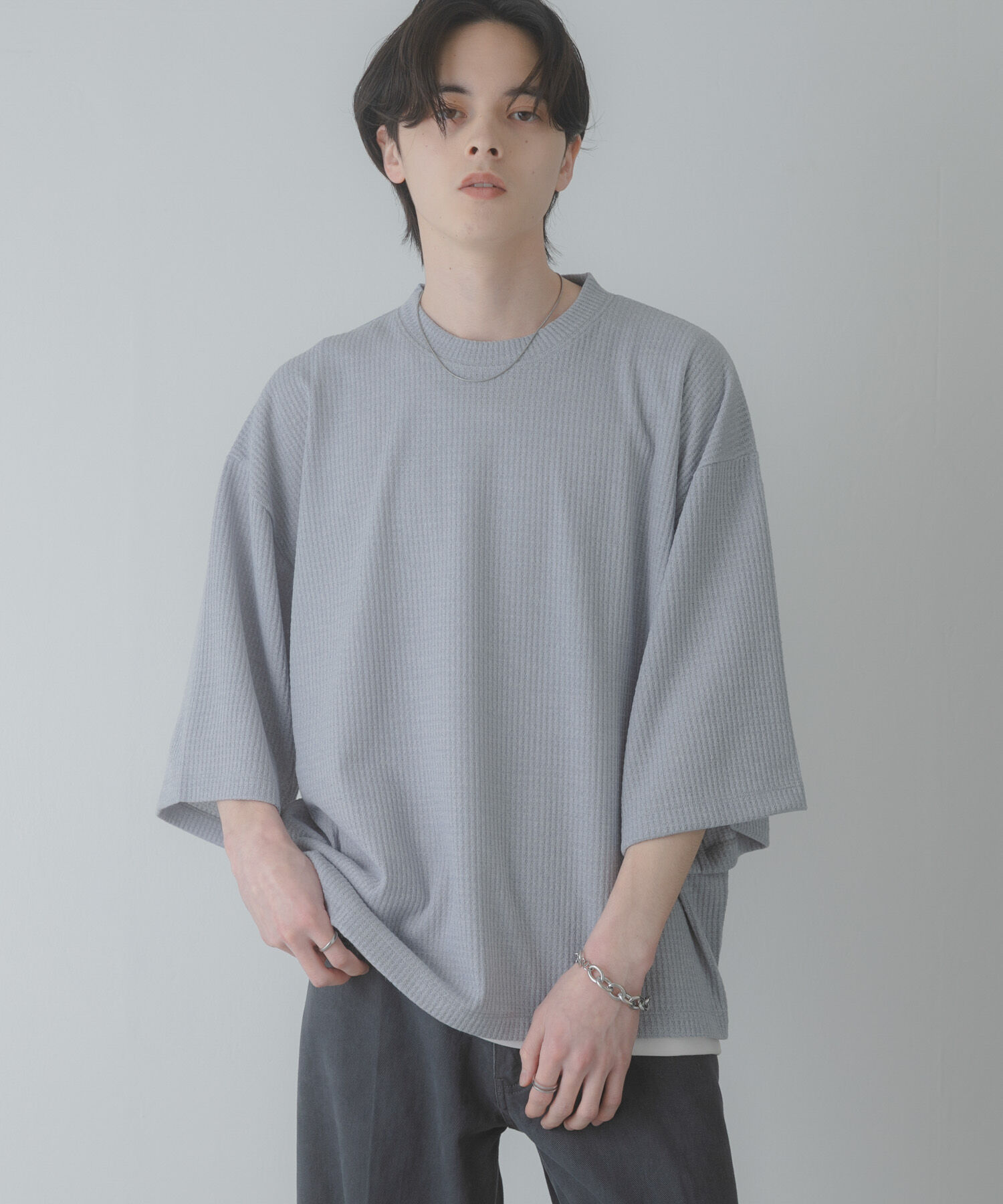 SENSE OF PLACE by URBAN RESEARCH「ソフトワッフルエクストラルーズTシャツ」|Tシャツ・カットソー|