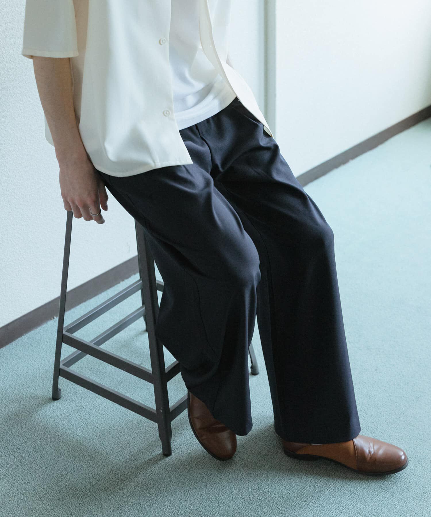 SENSE OF PLACE by URBAN RESEARCH「『速乾』ドライタッチ2タックワイドパンツ」|その他|