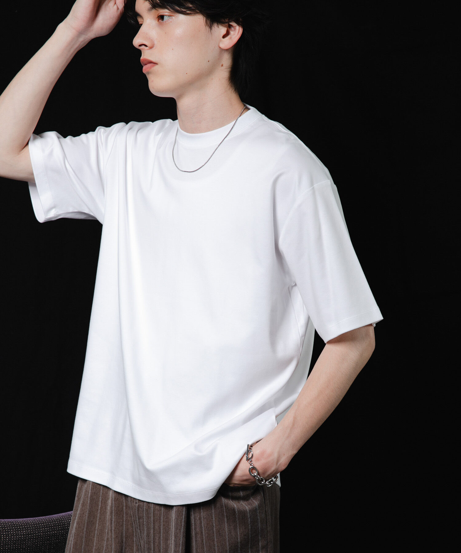 SENSE OF PLACE by URBAN RESEARCH「コットンスムースショートスリーブ Tシャツ」|Tシャツ・カットソー|ホワイト