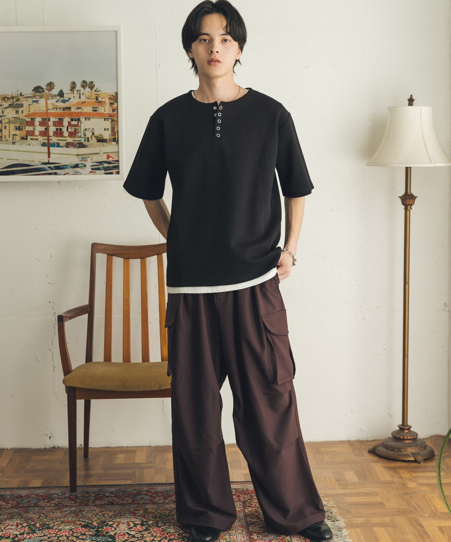 SENSE OF PLACE by URBAN RESEARCH「ワイドカーゴパンツ」|その他|