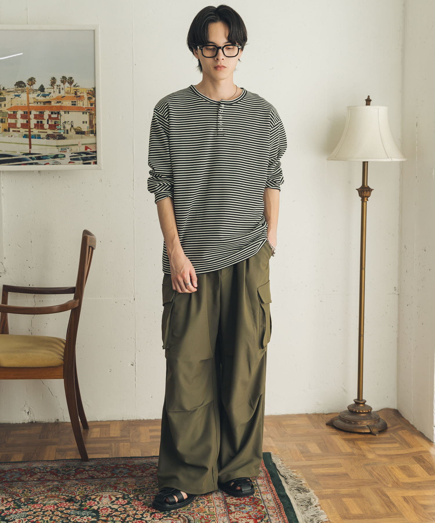 SENSE OF PLACE by URBAN RESEARCH「ワイドカーゴパンツ」|その他|