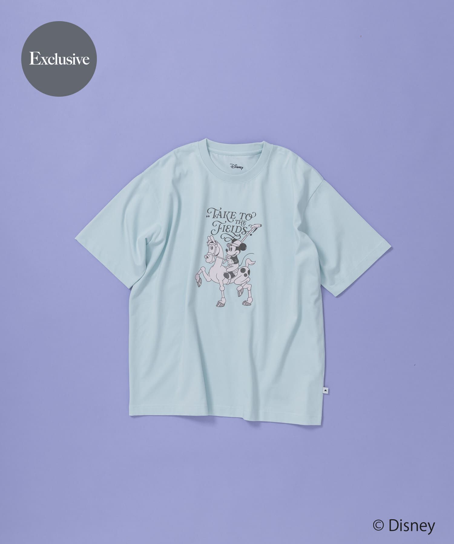 SENSE OF PLACE by URBAN RESEARCH「別注/Disney/グラフィックTシャツA」|Tシャツ・カットソー|ライトブルー