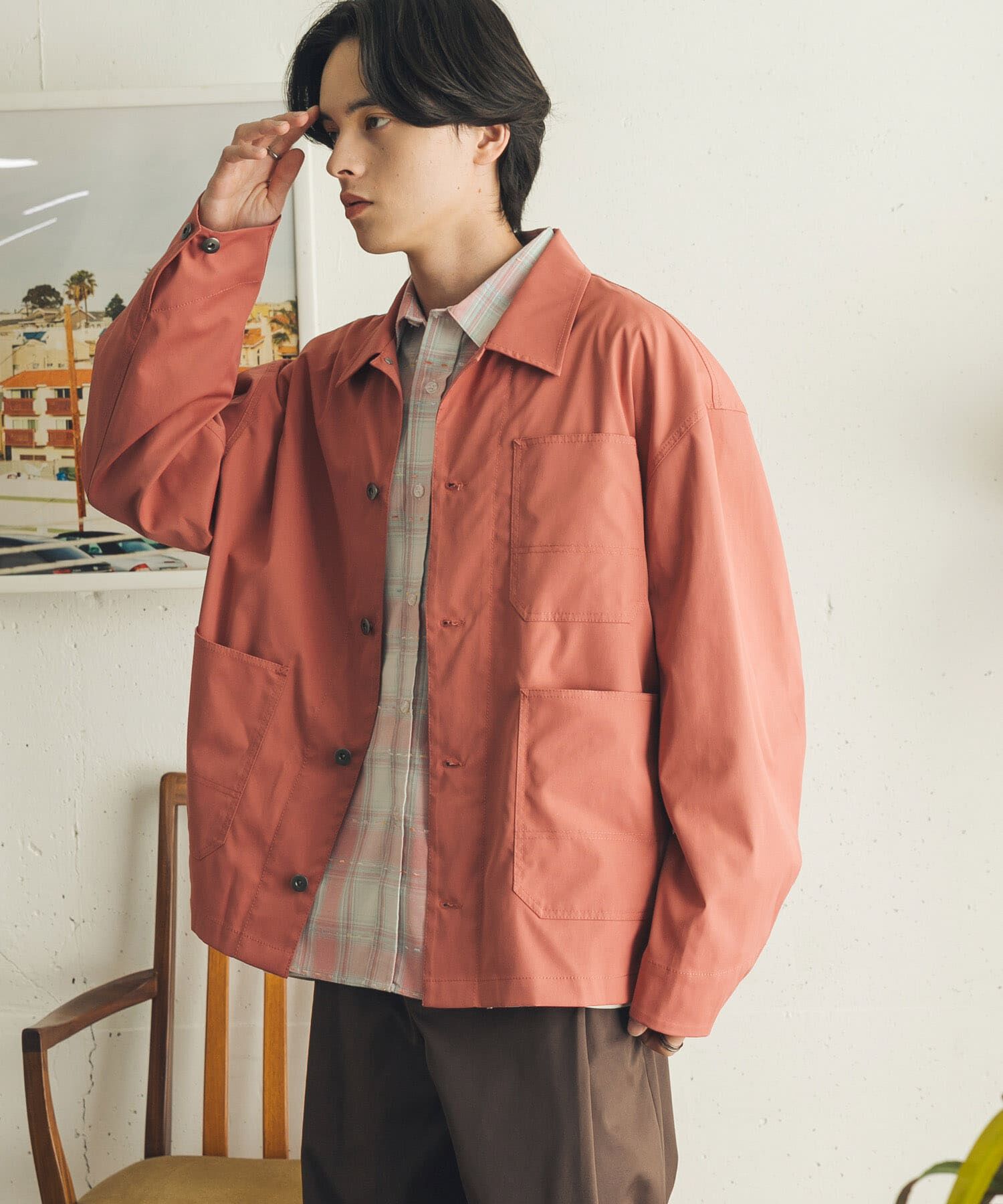 SENSE OF PLACE by URBAN RESEARCH「ピーチタッチカラーカバーオール」|その他|