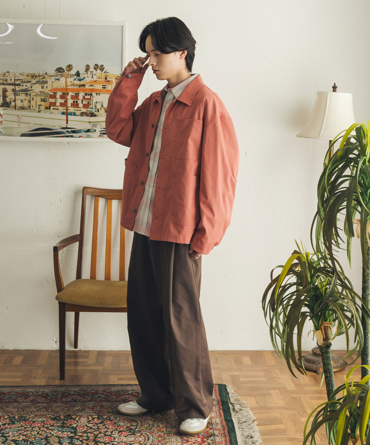 SENSE OF PLACE by URBAN RESEARCH「ピーチタッチカラーカバーオール」|その他|