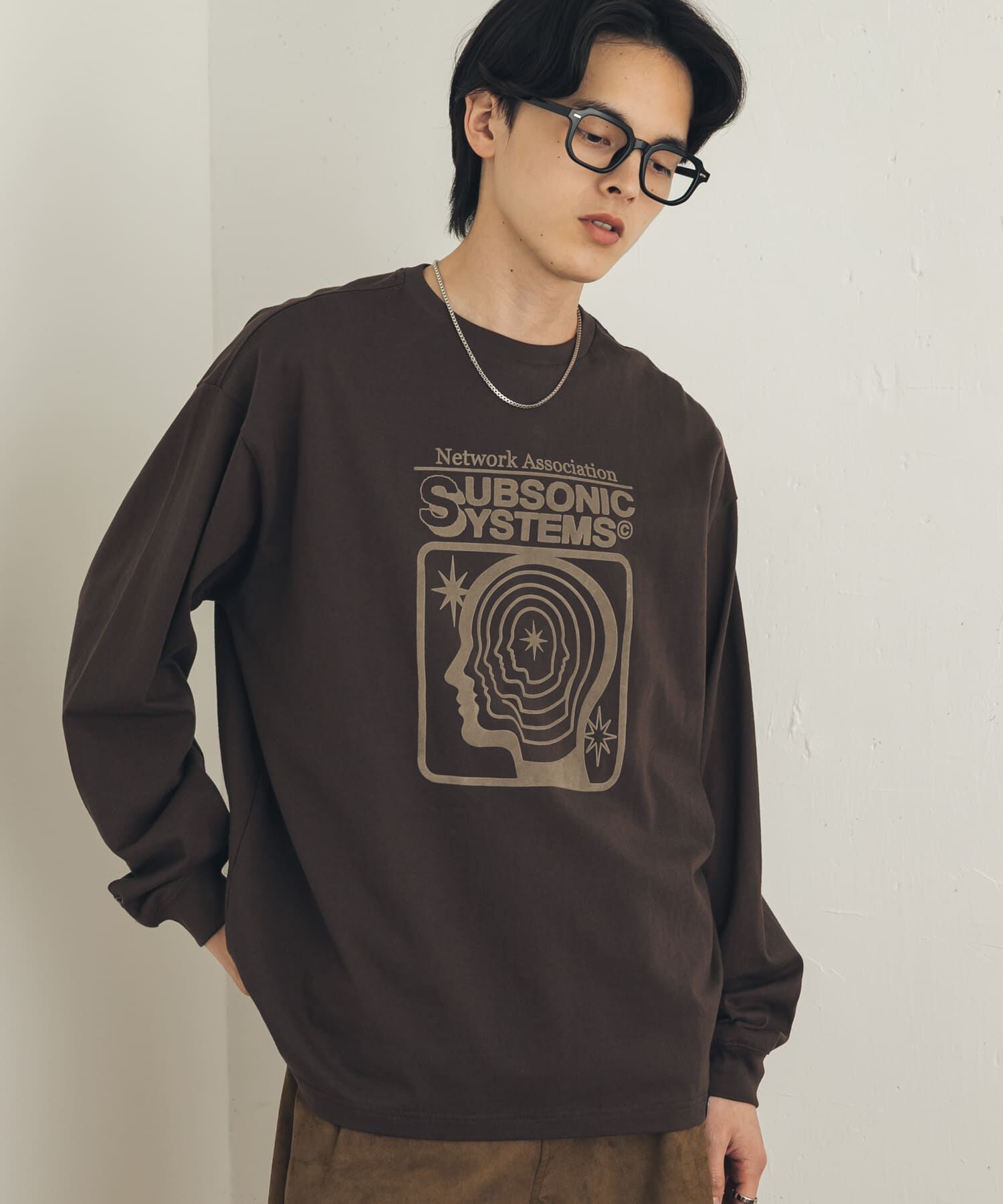 SENSE OF PLACE by URBAN RESEARCH「『別注』LOVEPOPSTUDIO&times;SENSE OF PLACE ロングTシャツ」|Tシャツ・カットソー|