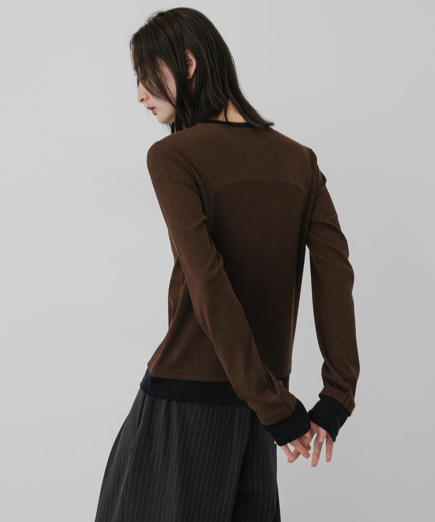 SENSE OF PLACE by URBAN RESEARCH「ヘンリーネックレイヤードトップ」|Tシャツ・カットソー|