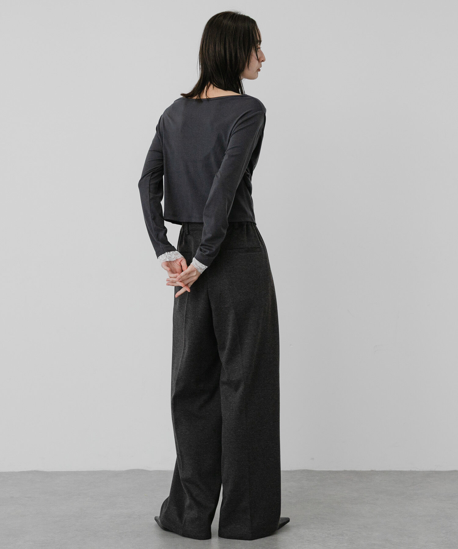 SENSE OF PLACE by URBAN RESEARCH「レースレイヤードドレープトップ」|Tシャツ・カットソー|