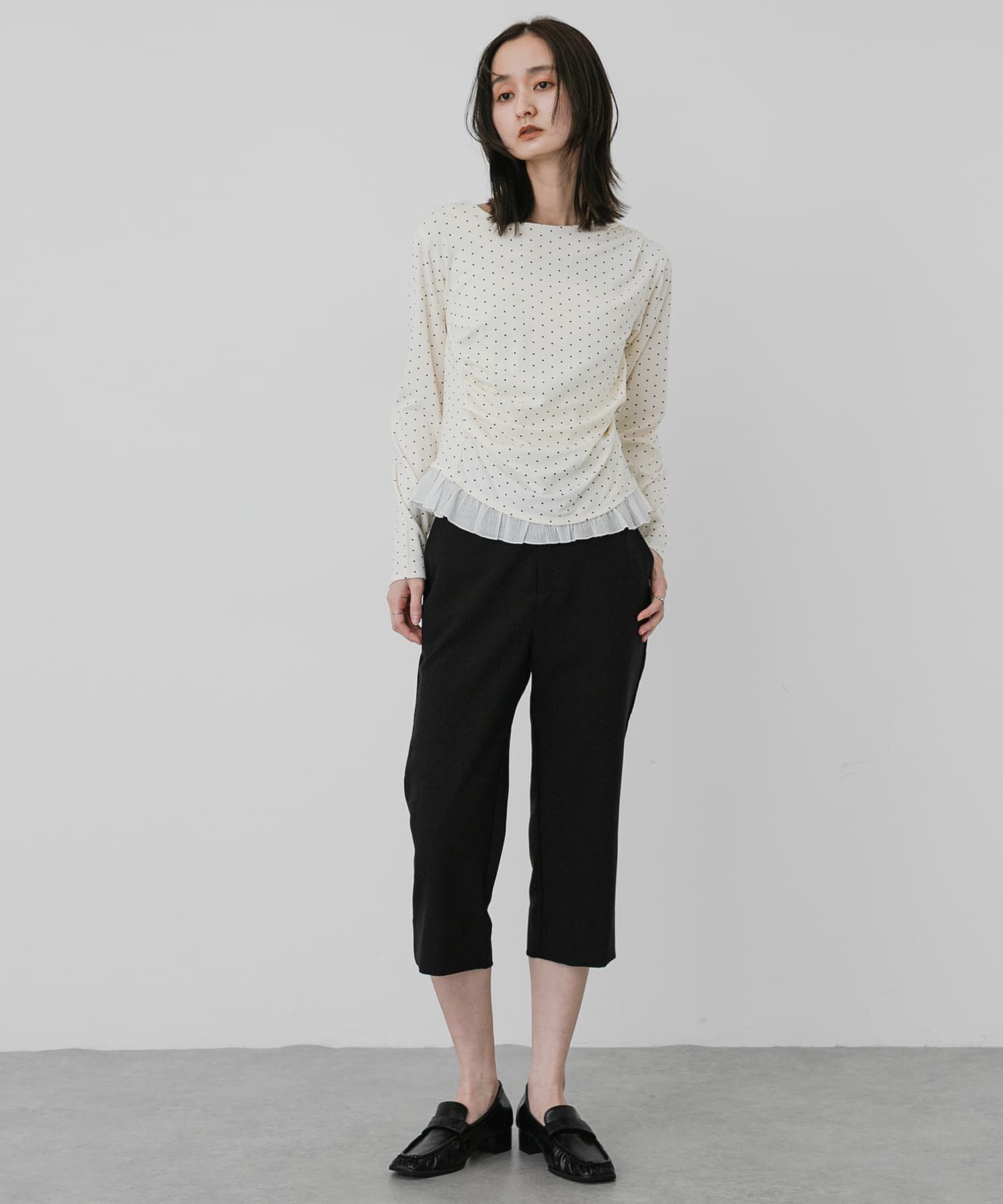 SENSE OF PLACE by URBAN RESEARCH「フリルドレープトップ」|Tシャツ・カットソー|