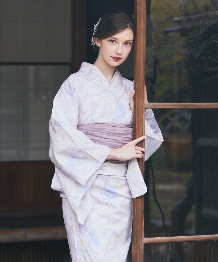 Maison de FLEUR「【兵児帯セット】フローラル浴衣」|その他|