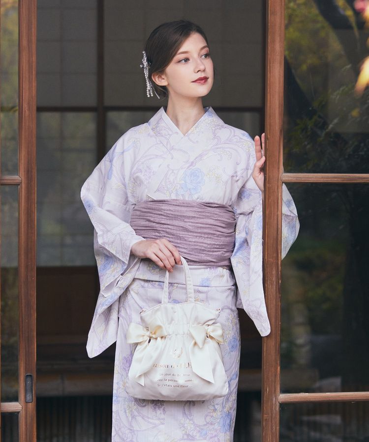 Maison de FLEUR「【兵児帯セット】フローラル浴衣」|その他|