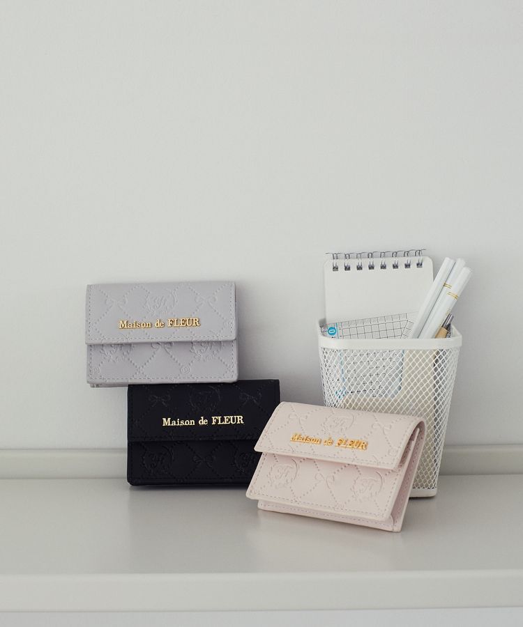Maison de FLEUR「モノグラムカードケース」|財布|
