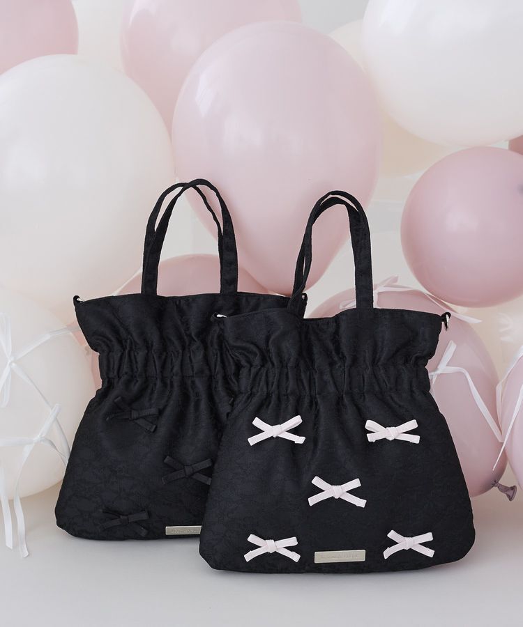 Maison de FLEUR「リボンマニア2Wayトートバッグ」|トートバッグ|