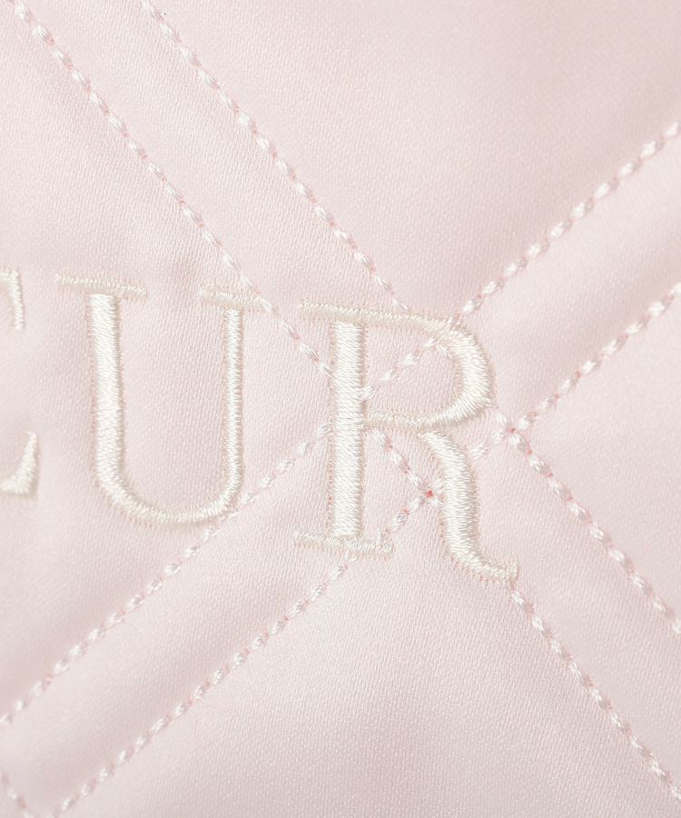 Maison de FLEUR「【A4対応/キャリーオン】ギャザーハンドルキルティングキャリーオンバッグ」|トートバッグ|